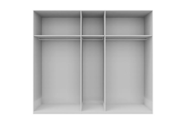Garderob Dundridge 250 cm - Bläcksvart - Förvaring - Garderober & garderobssystem