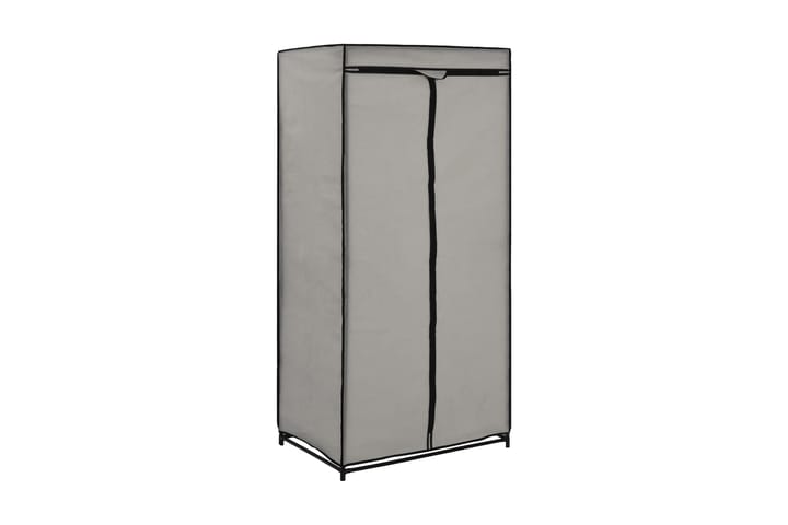 Garderob grå 75x50x160 cm - Grå - Förvaring - Garderober & garderobssystem