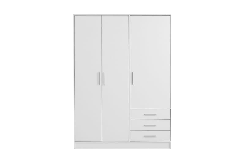 Garderob Lyoth 145 cm - Vit - Förvaring - Garderober & garderobssystem