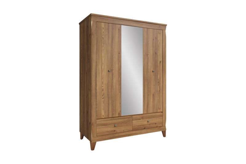 Garderob med spegel Kaland - Trä|natur - Förvaring - Garderober & garderobssystem
