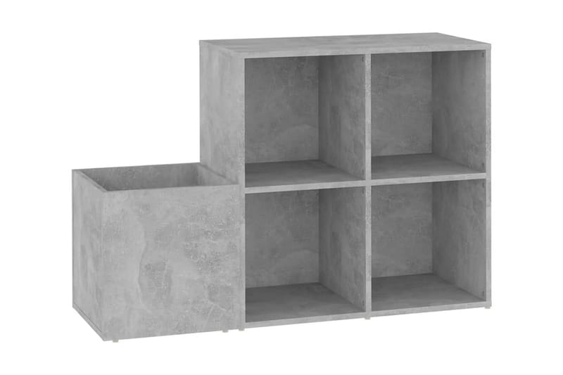 Skoskåp betonggrå 105x35,5x70 cm spånskiva - Betonggrå - Förvaring - Skoförvaring - Skohylla & skoställ