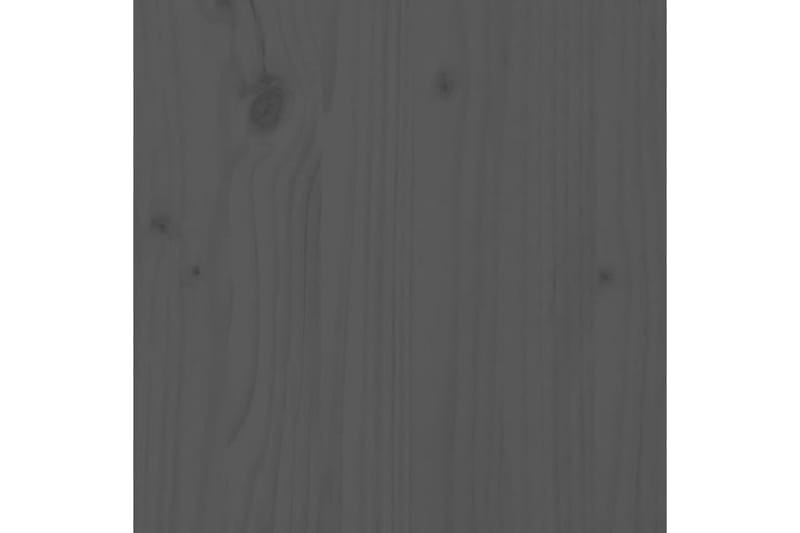 Väggskåp 2 st 60x30x35 cm massiv furu grå - Grå - Förvaring - Hylla - Vägghylla