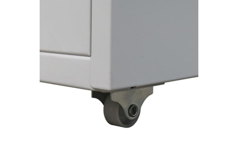 Arkivskåp med 5 lådor grå 68,5 cm stål - Grå - Förvaring - Skåp - Förvaringsskåp - Kontorsskåp - Arkivskåp & hängmappsskåp