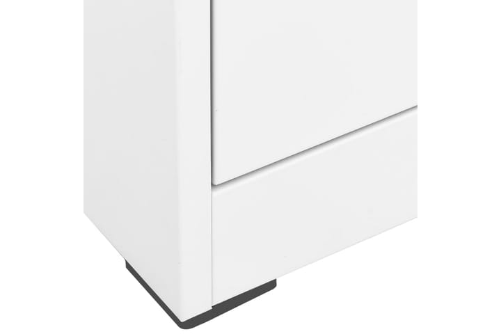 Dokumentskåp vit 46x62x102,5 cm stål - Vit - Förvaring - Skåp - Förvaringsskåp - Kontorsskåp - Dokumentskåp