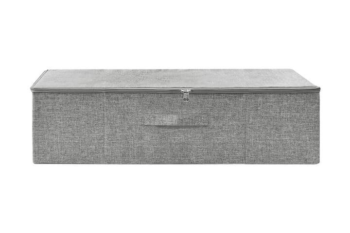 Förvaringslåda tyg 70x40x18 cm grå - Grå - Förvaring - Småförvaring - Förvaringslåda
