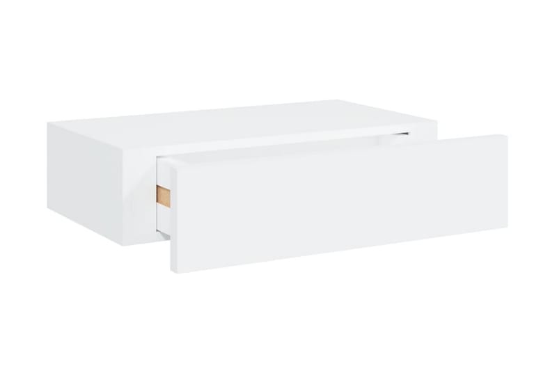 Väggmonterad låda vit 40x23,5x10 cm MDF - Vit - Förvaring - Småförvaring - Förvaringslåda