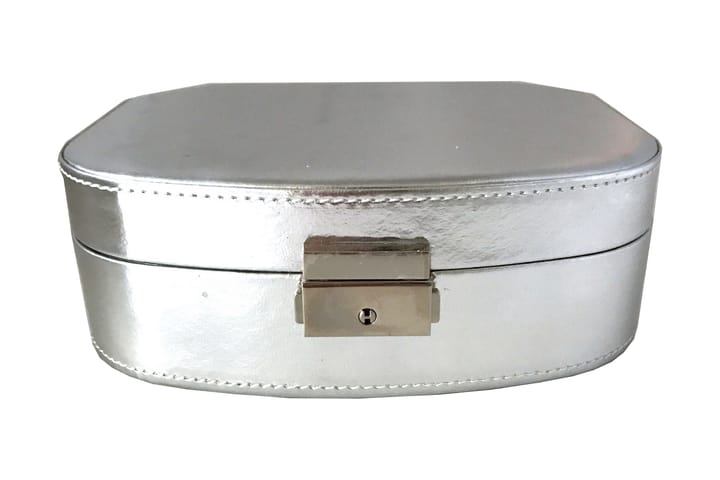 Smyckeskrin Manicka 17x21 cm - Silver/Beige - Förvaring - Småförvaring - Smyckesförvaring - Smyckesställ & smyckesskrin