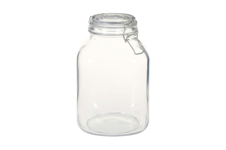 Glasburkar med lock 6 st 3 L - Transparent - Förvaring - Småförvaring - Förvaringsburk