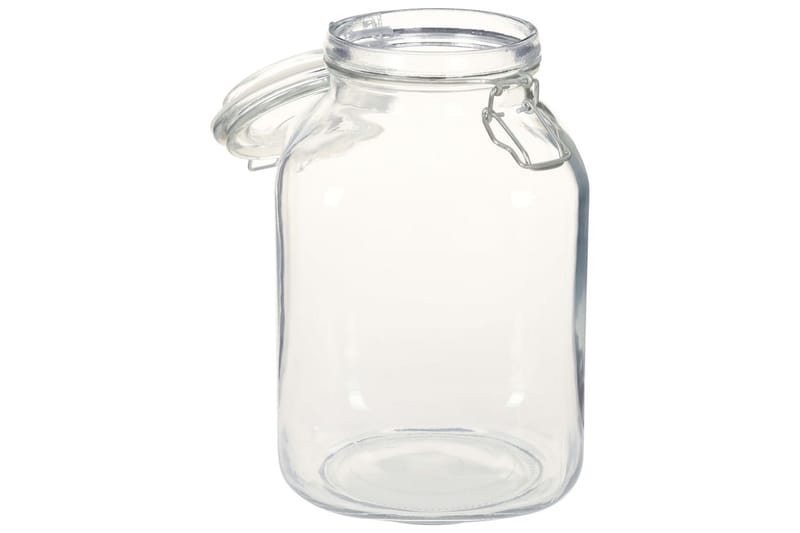 Glasburkar med lock 6 st 3 L - Transparent - Förvaring - Småförvaring