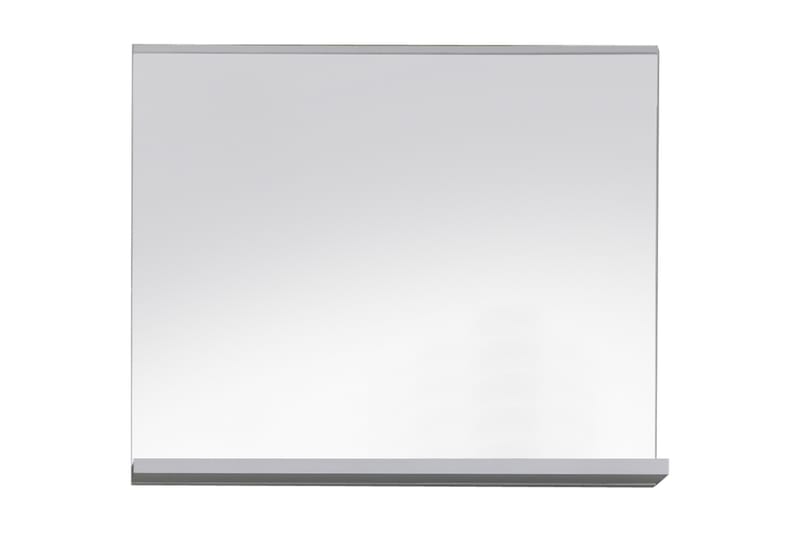 Spegel Walera 60 cm - Vit|Mörk Ek - Inredning - Badrumsinredning - Badrumsspegel