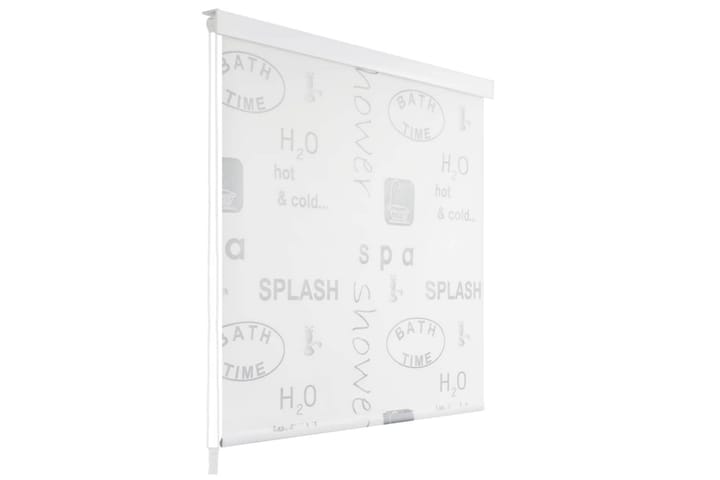 Rullgardin för dusch 80x240 cm stänk - Grå - Inredning - Badrumsinredning - Duschdraperi