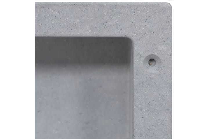 Infälld duschhylla niche matt grå 41x36x10 cm - Grå - Inredning - Badrumsinredning - Duschhylla & duschkorg