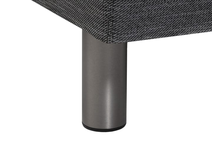 Sängben 16 cm Borstad Metall - Grå|Svart - Textil & mattor - Badrumstextil