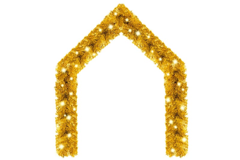 Julgirlang med LED-lampor 10 m guld - Guld - Inredning - Dekoration & inredningsdetaljer - Festdekoration - Girlang