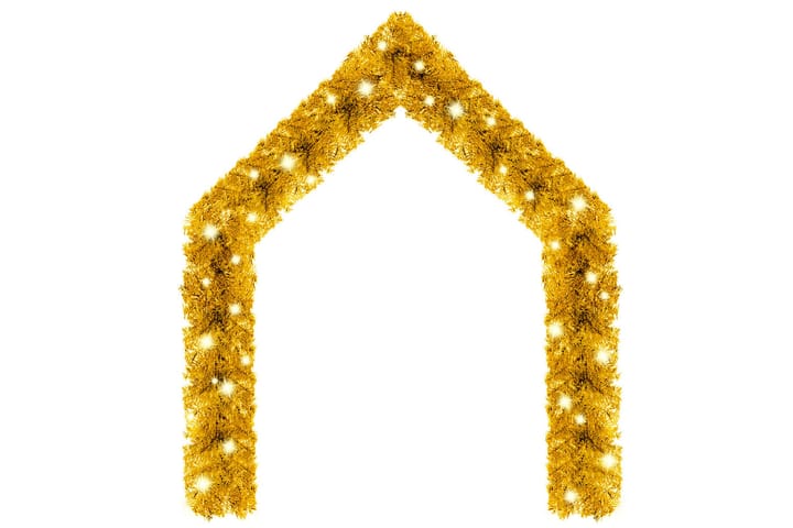 Julgirlang med LED-lampor 5 m guld - Guld - Inredning - Dekoration & inredningsdetaljer - Festdekoration - Nyårsdekoration