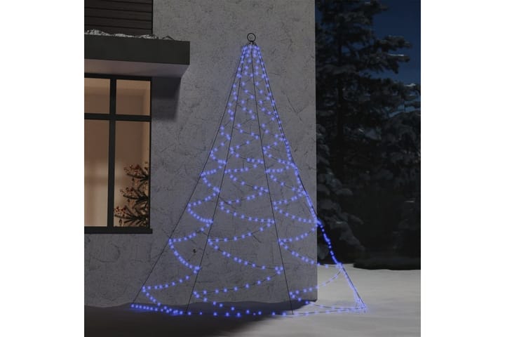 Hängande julgran med metallkrok 260 blå LED 3 m inne/ute - Blå - Inredning - Dekoration & inredningsdetaljer - Julpynt & juldekoration