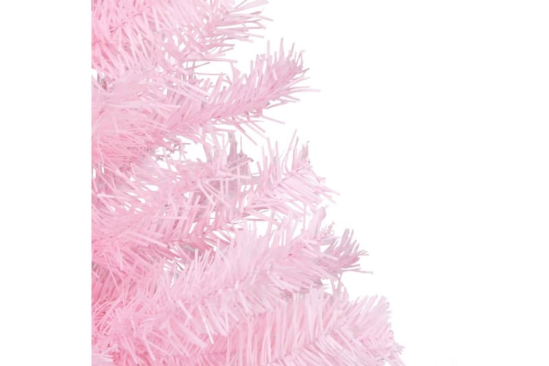 Plastgran med LED och julgranskulor rosa 210 cm PVC - Inredning - Dekoration & inredningsdetaljer - Julpynt & juldekoration - Plastgran