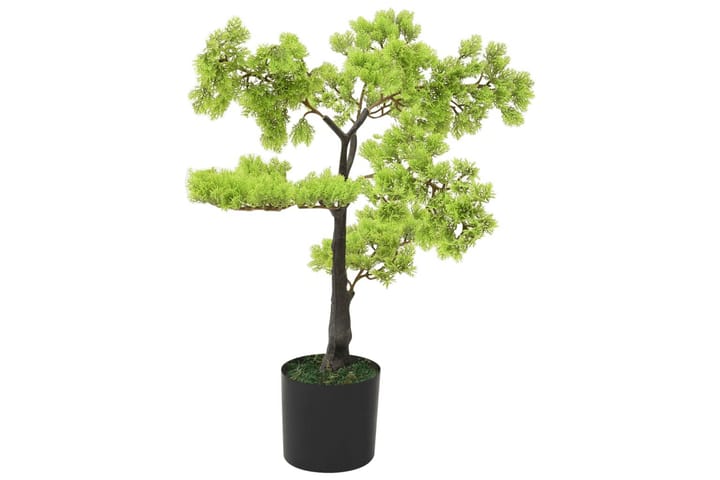 Konstgjort bonsaiträd i kruka cypress 60 cm grön - Grön - Inredning - Dekoration & inredningsdetaljer - Konstväxt & plastblommor