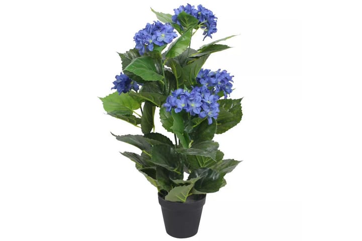 Konstväxt Hortensia med kruka 60 cm blå - Blå - Inredning - Dekoration & inredningsdetaljer - Konstväxt & plastblommor