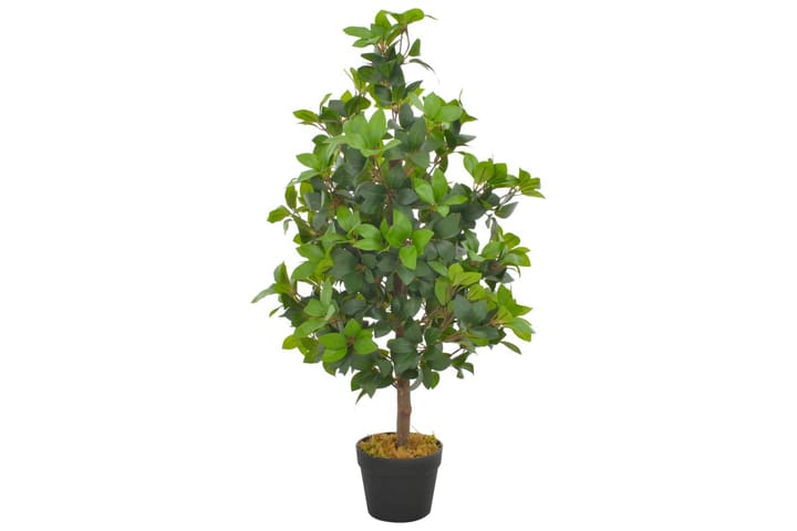 Konstväxt Lagerträd med kruka 90 cm grön - Grön - Inredning - Dekoration & inredningsdetaljer - Konstväxt & plastblommor