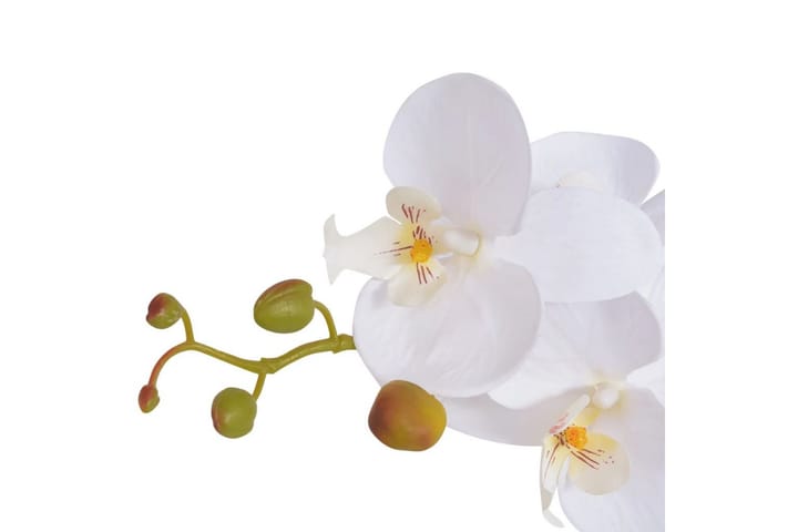 Konstväxt Orkidé med kruka 75 cm vit - Vit - Inredning - Dekoration & inredningsdetaljer - Konstväxt & plastblommor