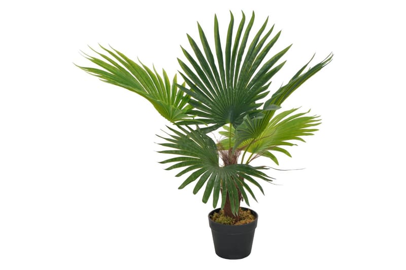 Konstväxt Palm med kruka 70 cm grön - Grön - Inredning - Dekoration & inredningsdetaljer - Krukor & ytterkrukor - Utomhuskruka