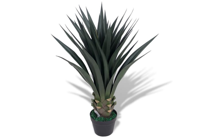 Konstväxt Yuccapalm med kruka 90 cm grön - Grön - Inredning - Dekoration & inredningsdetaljer - Konstväxt & plastblommor