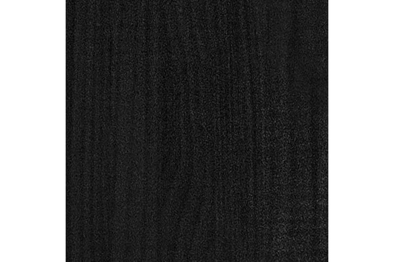 Odlingslåda svart 100x50x50 cm massiv furu - Svart - Inredning - Dekoration & inredningsdetaljer - Krukor & ytterkrukor - Utomhuskruka
