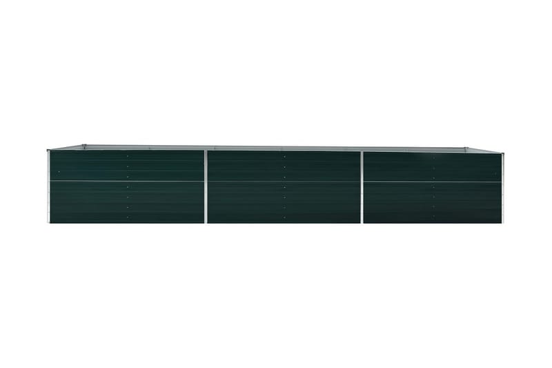 Odlingslåda upphöjd galvaniserat stål 480x80x45 cm grön - Grön - Inredning - Dekoration & inredningsdetaljer - Krukor & ytterkrukor - Utomhuskruka