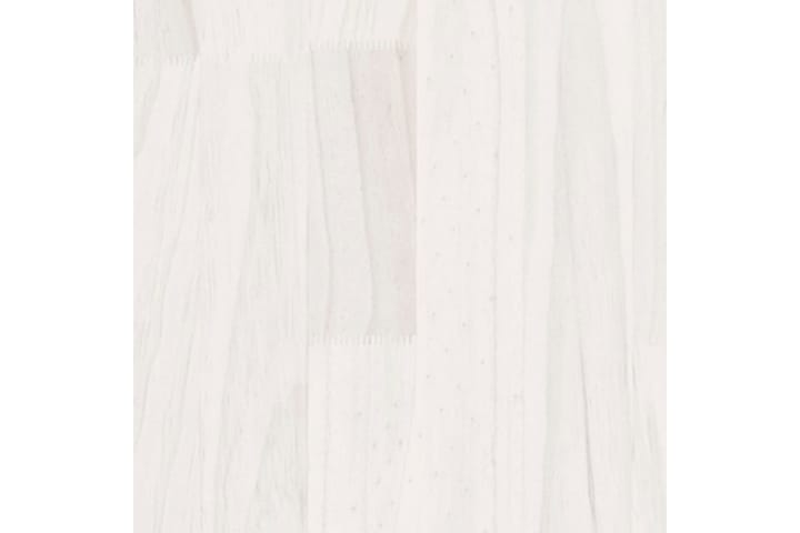 Odlingslåda vit 110x31x70 cm massiv furu - Vit - Inredning - Dekoration & inredningsdetaljer - Krukor & ytterkrukor - Utomhuskruka