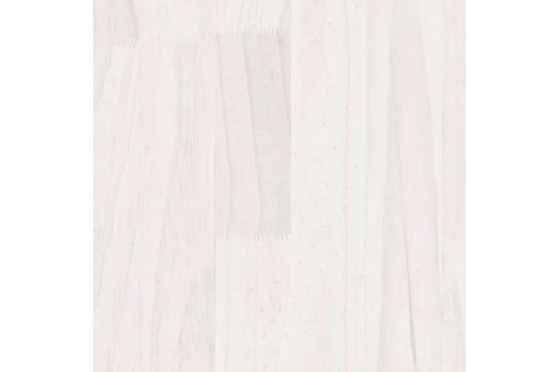 Odlingslåda vit 70x31x70 cm massiv furu - Vit - Inredning - Dekoration & inredningsdetaljer - Krukor & ytterkrukor - Utomhuskruka