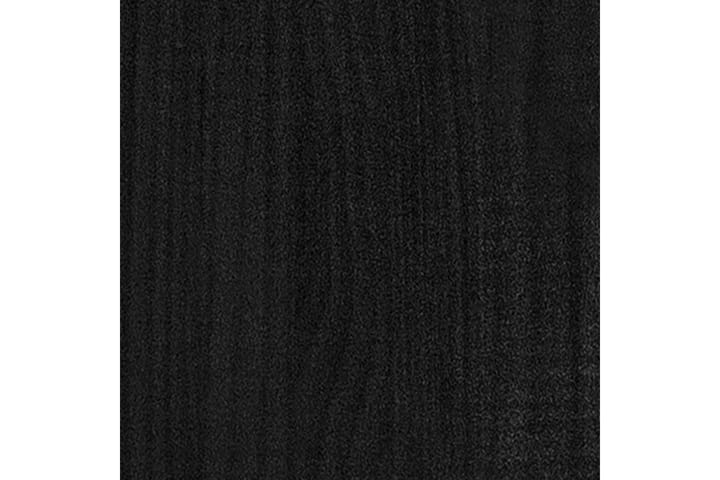 Odlingslådor 2 st svart 50x50x70 cm massiv furu - Svart - Inredning - Dekoration & inredningsdetaljer - Krukor & ytterkrukor - Utomhuskruka