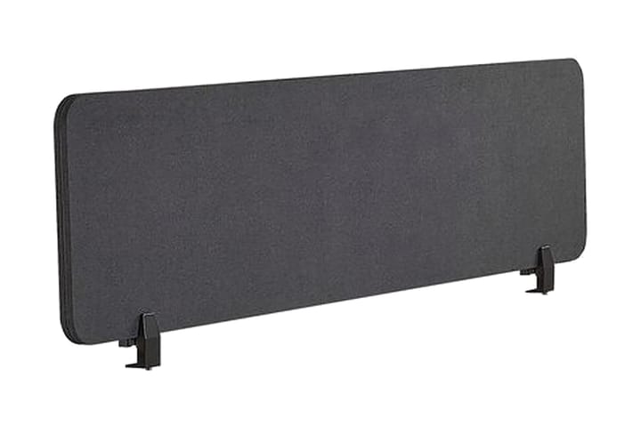 Avskärmning för skrivbord 180x40 cm grå WALLY - Grå - Inredning - Dekoration & inredningsdetaljer - Rumsavdelare - Avskärmning skrivbord
