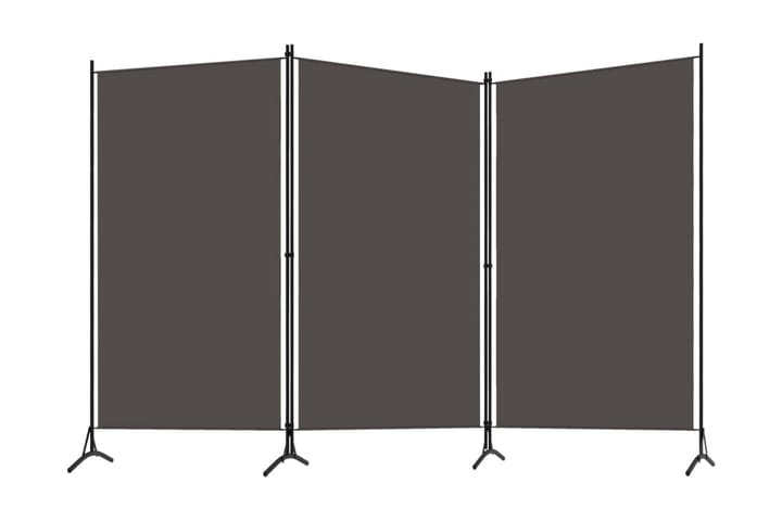 Rumsavdelare 3 paneler antracit 260x180 cm - Grå - Inredning - Dekoration & inredningsdetaljer - Rumsavdelare