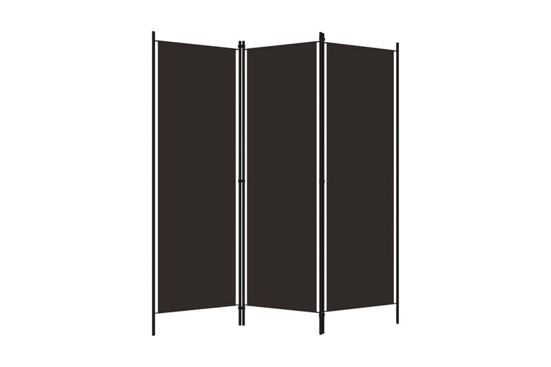 Rumsavdelare 3 paneler brun 150x180 cm - Brun - Inredning - Dekoration & inredningsdetaljer - Rumsavdelare
