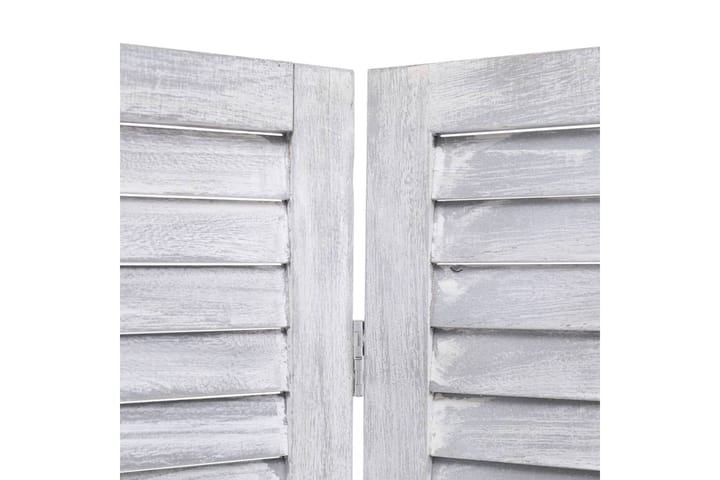 Rumsavdelare 3 paneler grå 105x165 cm trä - Grå - Inredning - Dekoration & inredningsdetaljer - Rumsavdelare
