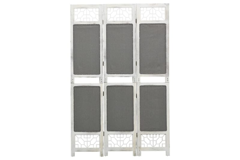 Rumsavdelare 3 paneler grå 105x165 cm tyg - Grå - Inredning - Dekoration & inredningsdetaljer - Rumsavdelare