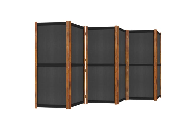 Rumsavdelare 6 paneler svart 420x180 cm - Svart - Inredning - Dekoration & inredningsdetaljer - Rumsavdelare