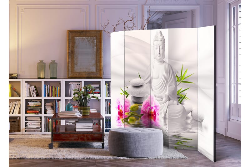 Rumsavdelare Buddha And Orchids 225x172 - Artgeist sp. z o. o. - Inredning - Dekoration & inredningsdetaljer - Rumsavdelare