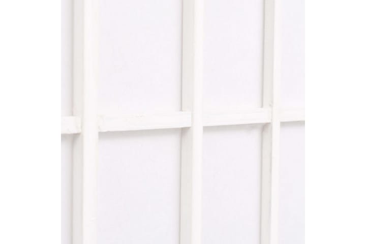 Rumsavdelare med 4 paneler japansk stil 160x170 cm vit - Vit - Inredning - Dekoration & inredningsdetaljer - Rumsavdelare