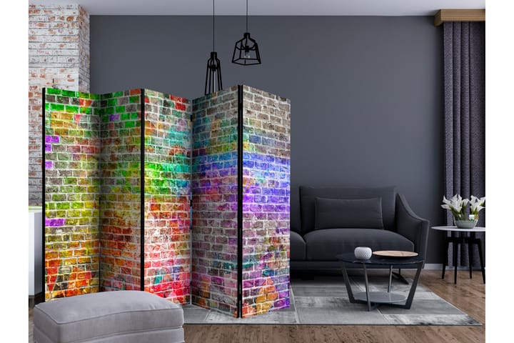 Rumsavdelare - Rainbow Wall II 225x172 - Artgeist sp. z o. o. - Inredning - Dekoration & inredningsdetaljer - Rumsavdelare