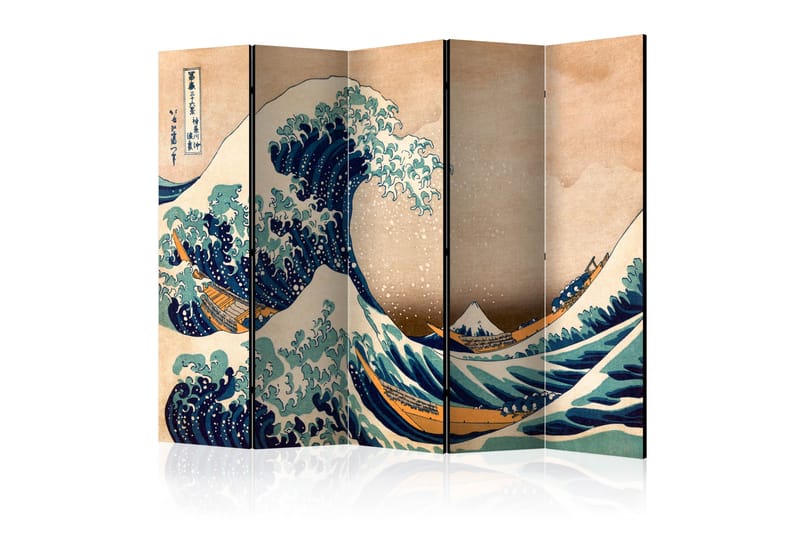 Rumsavdelare - The Great Wave off Kanagawa 225x172 - Artgeist sp. z o. o. - Inredning - Dekoration & inredningsdetaljer - Rumsavdelare