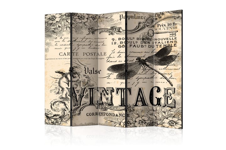 Rumsavdelare Vintage Correspondence 225x172 - Artgeist sp. z o. o. - Inredning - Dekoration & inredningsdetaljer - Rumsavdelare