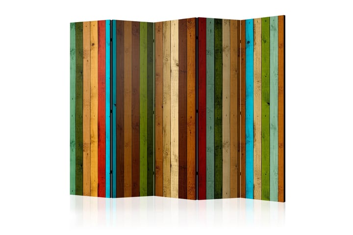 Rumsavdelare Wooden Rainbow II - 225x172 cm - Inredning - Dekoration & inredningsdetaljer - Rumsavdelare
