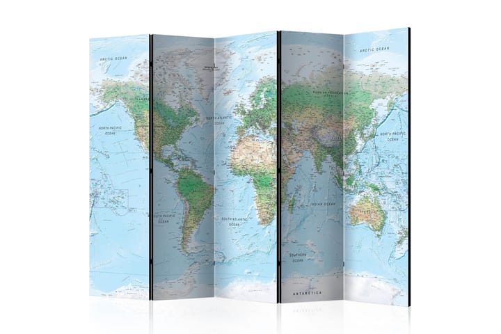 Rumsavdelare World Map 225x172 - Artgeist sp. z o. o. - Inredning - Dekoration & inredningsdetaljer - Rumsavdelare