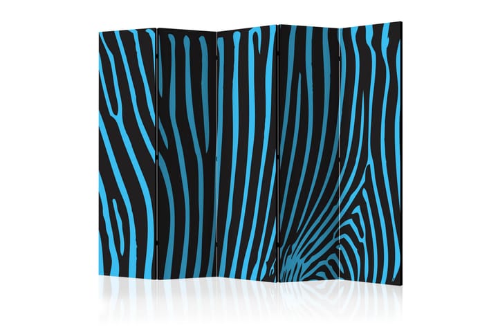 Rumsavdelare Zebra Pattern Turquoise II 225x172 cm - Artgeist sp. z o. o. - Inredning - Dekoration & inredningsdetaljer - Rumsavdelare