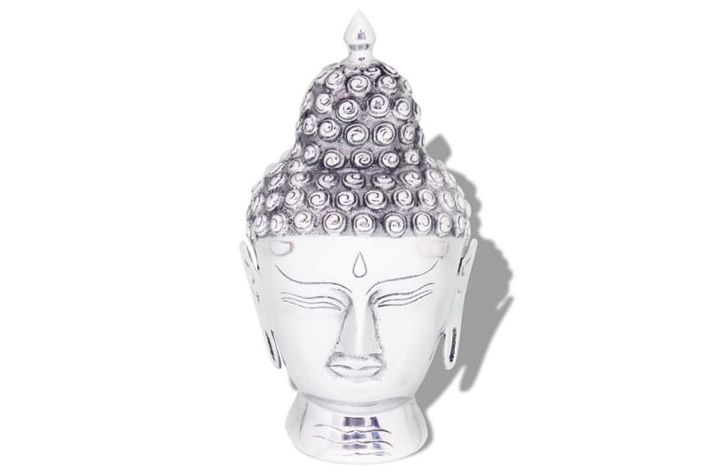 Buddhahuvud-dekoration aluminium silver - Silver - Inredning - Dekoration & inredningsdetaljer