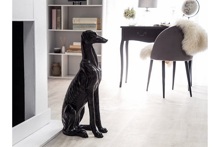 Skulptur Greyhound 34|21|80 cm - Svart - Möbler - Barnmöbler - Barnsäng & juniorsäng