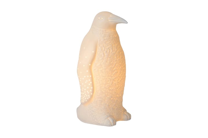 Nattlampa Barn Pinguin Vit - Vit - Inredning - Barnrum inredning - Lampa barnrum - Nattlampa barn
