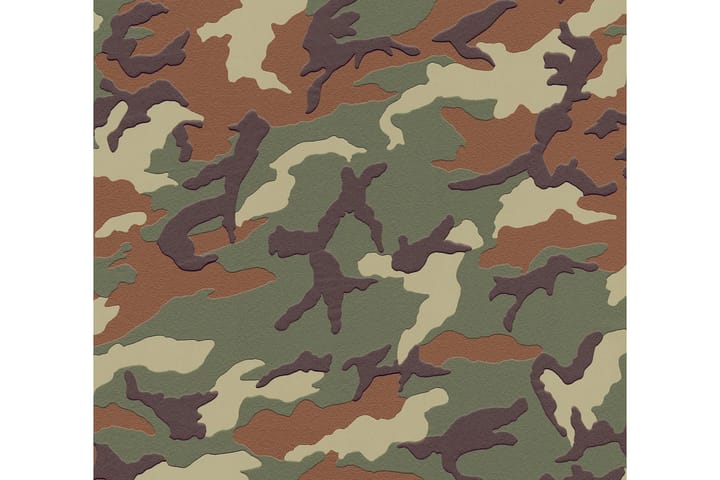 Camouflage Tapet Boys & Girls Ovävd